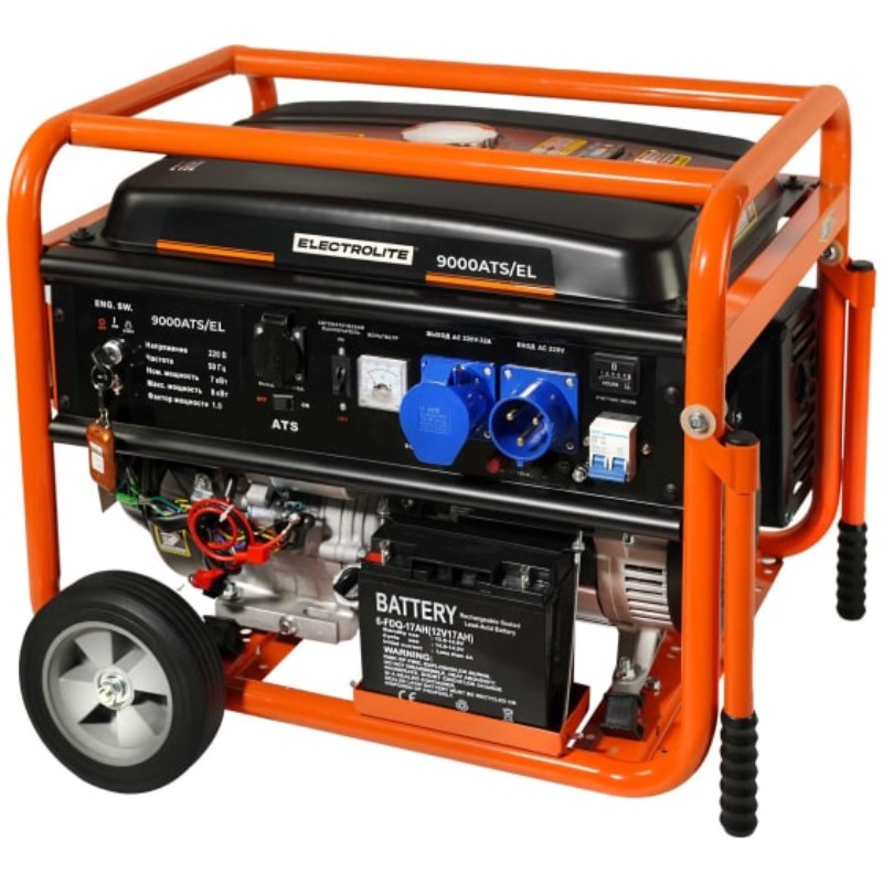 Генератор бензиновый ELECTROLITE 9000ATS