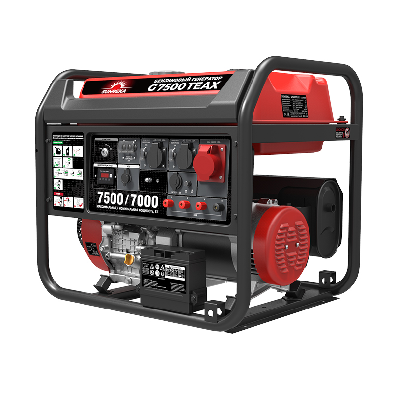 Бензиновый генератор SUNREKA G7500TEAX