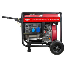 Дизельный генератор AMO ADG 8000EA + кожух для генератора 1200-Optimal тихий