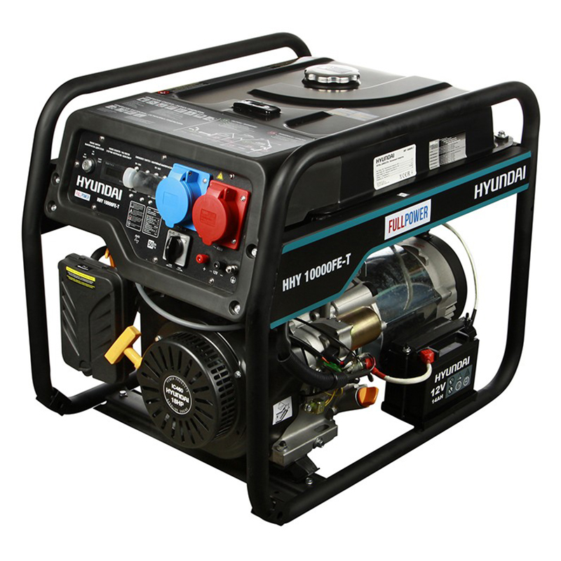 Генератор бензиновый HYUNDAI HHY 10000FE-T Генератор бензиновый HYUNDAI HHY 10000FE-T