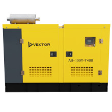 Дизельный генератор Vektor AD-100Y-T400 в шумозащитном кожухе с АВР Дизельный генератор Vektor AD-100Y-T400 в шумозащитном кожухе с АВР