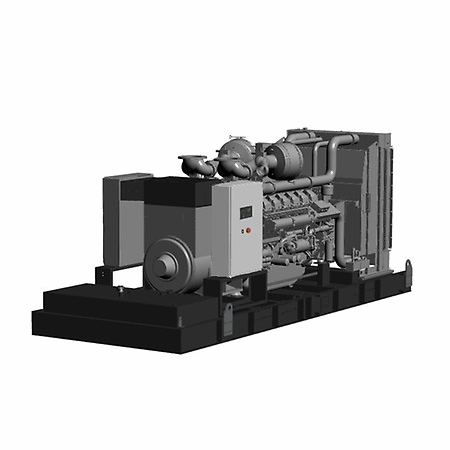 Дизельный генератор PRAMAC GSW1120M Mecc Alte трехфазный без кожуха