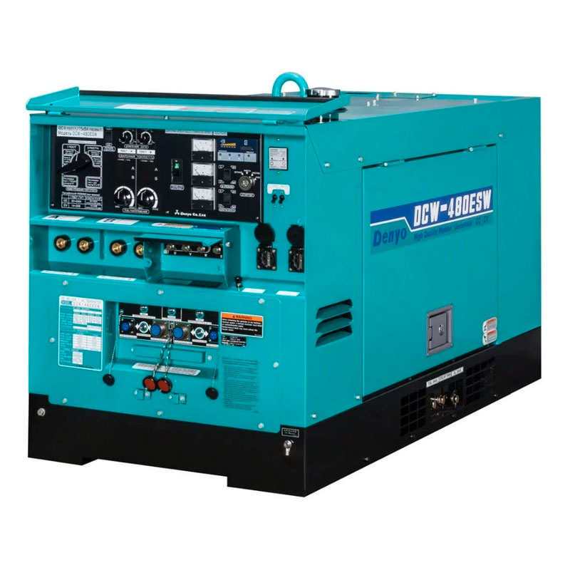 Сварочный генератор дизельный двухпостовой Denyo DCW-480ESW Сварочный генератор дизельный двухпостовой Denyo DCW-480ESW