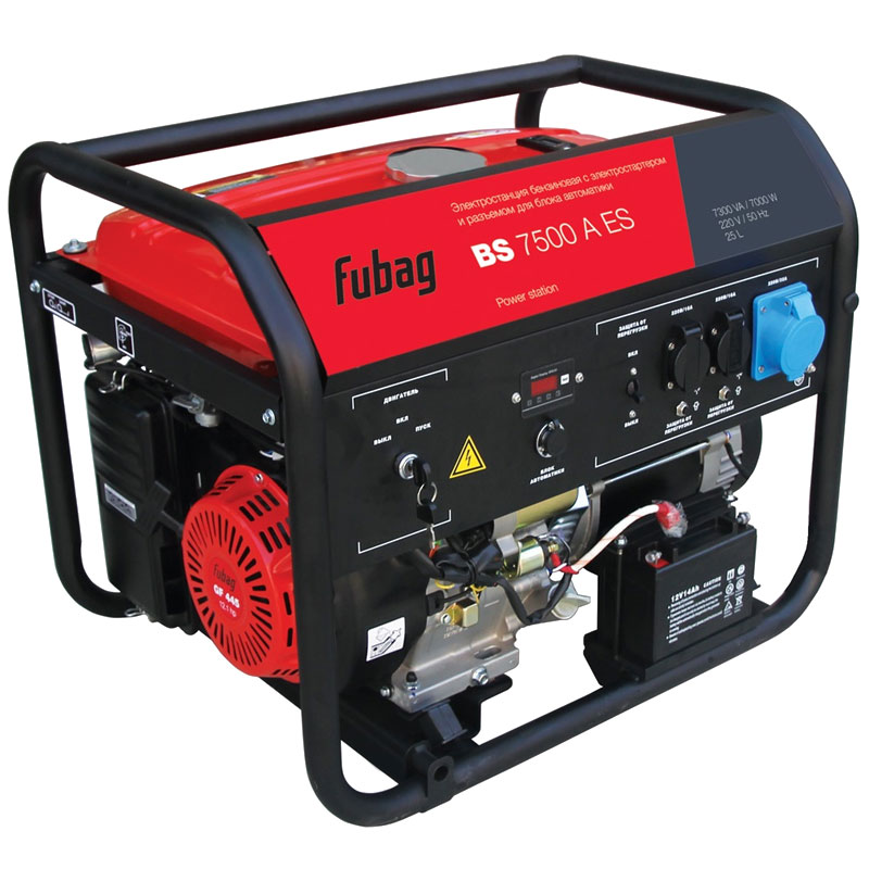 Генератор бензиновый Fubag BS 7500 A ES Генератор бензиновый Fubag BS 7500 A ES