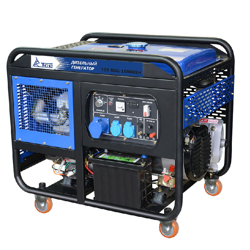 Дизельный генератор TSS SDG 10000EH (электронная панель)