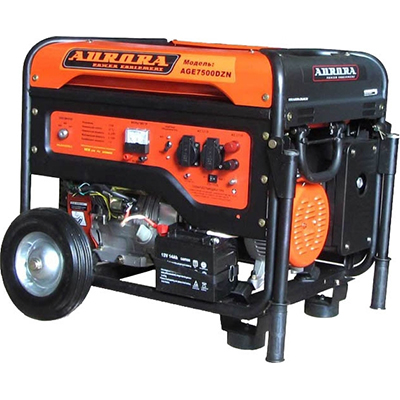Генератор бензиновый Aurora AGE 7500 DZN с блоком автоматики Генератор бензиновый Aurora AGE 7500 DZN с блоком автоматики