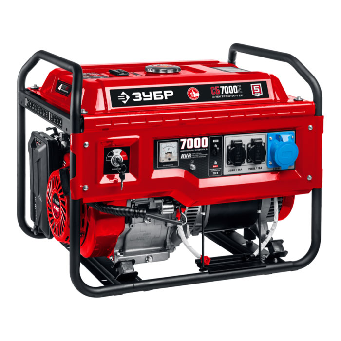 Генератор бензиновый ЗУБР СБ-7000Е Генератор бензиновый ЗУБР СБ-7000Е