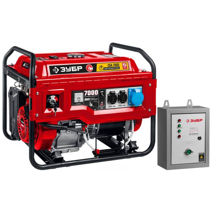 Генератор бензиновый ЗУБР СБА-7000 Генератор бензиновый ЗУБР СБА-7000