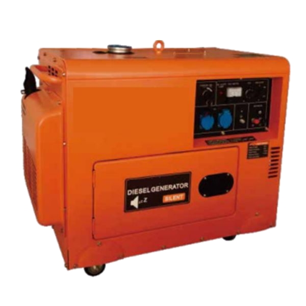 Генератор дизельный TOR KM6000S 6,0 кВт 220в 15 л в кожухе