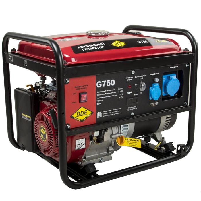 Бензиновый генератор DDE G750