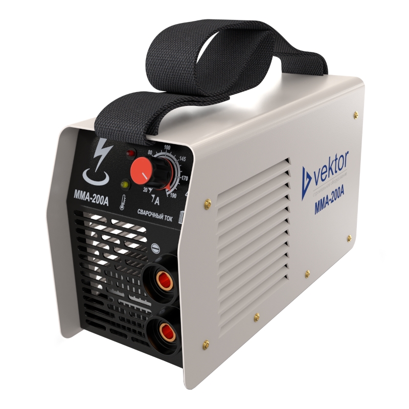 Сварочный инвертор VEKTOR ММА-200А (картонная упаковка) Сварочный инвертор VEKTOR ММА-200А (картонная упаковка)