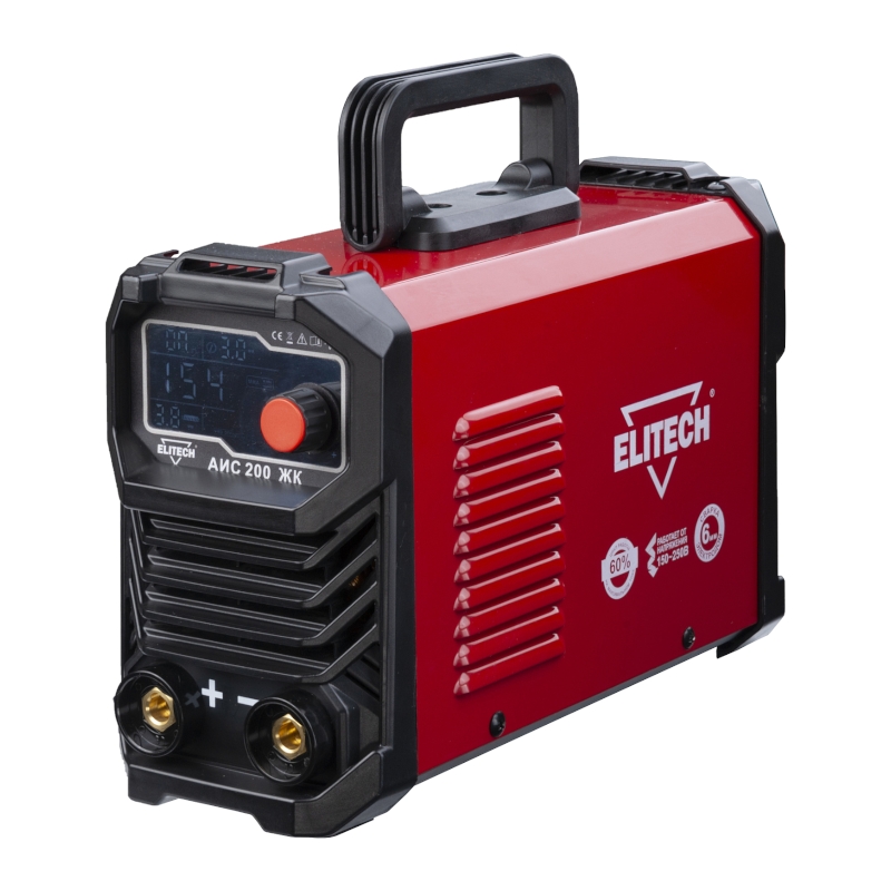 Аппарат сварочный инверторный Elitech АИС 200 ЖК Аппарат сварочный инверторный Elitech АИС 200 ЖК