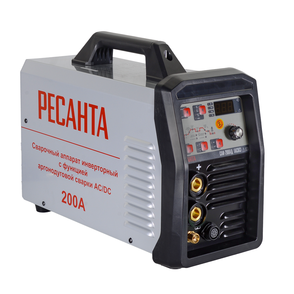 Сварочный аппарат инверторный Ресанта САИ-200АД АС/DC Сварочный аппарат инверторный Ресанта САИ-200АД АС/DC