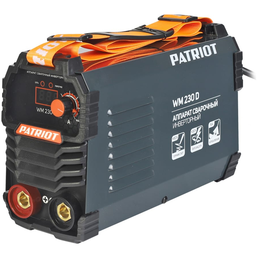 Cварочный аппарат инверторный PATRIOT WM230D MMA + подарок Маска сварщика PATRIOT 311D Cварочный аппарат инверторный PATRIOT WM230D MMA + подарок Маска сварщика PATRIOT 311D