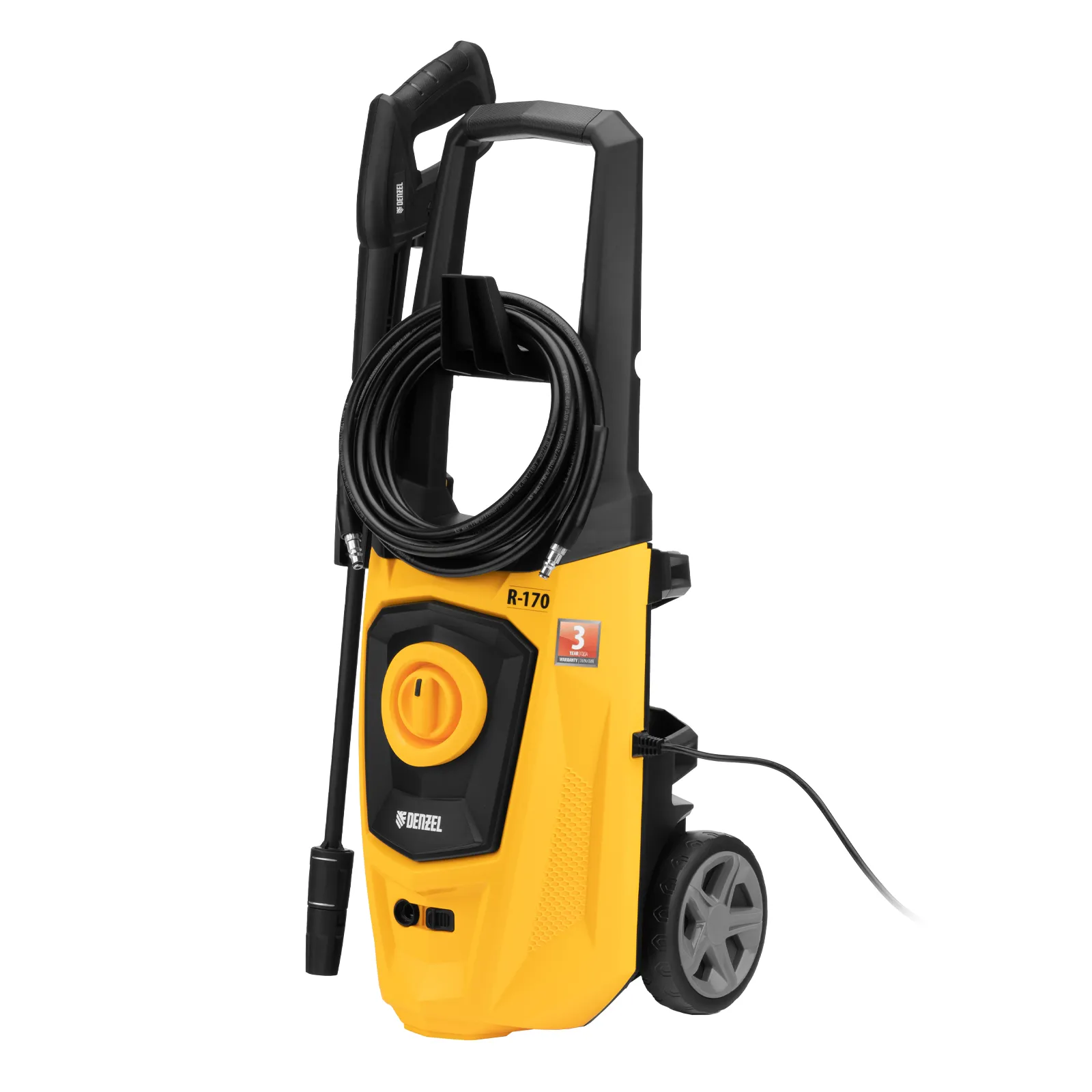 Мойка высокого давления Denzel R-170, 2000 Вт, 170 бар, 360 л/ч, колесная Мойка высокого давления Denzel R-170, 2000 Вт, 170 бар, 360 л/ч, колесная