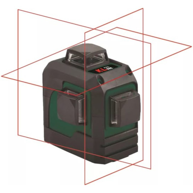 Уровень лазерный линейный KLpro KLLZR93 (горизонт, вертикаль и 90°) Уровень лазерный линейный KLpro KLLZR93 (горизонт, вертикаль и 90°)