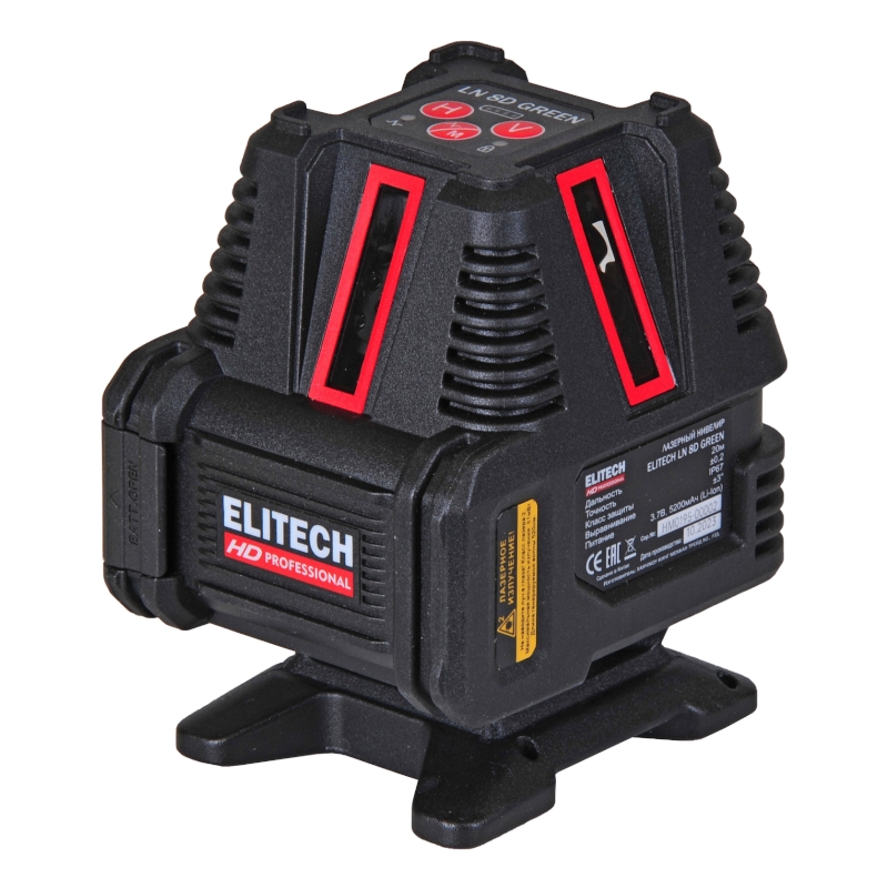 Нивелир лазерный Elitech LN 8D GREEN Нивелир лазерный Elitech LN 8D GREEN