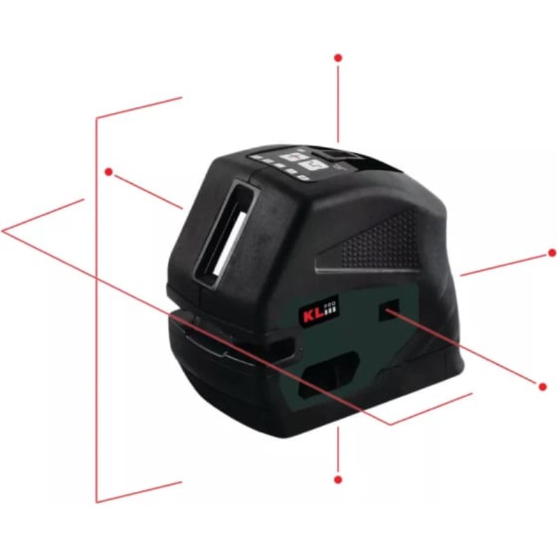 Уровень лазерный линейный с автоматическим выравниванием KLpro KLLZR232 (горизонт, вертикаль и точечный) Уровень лазерный линейный с автоматическим выравниванием KLpro KLLZR232 (горизонт, вертикаль и точечный)