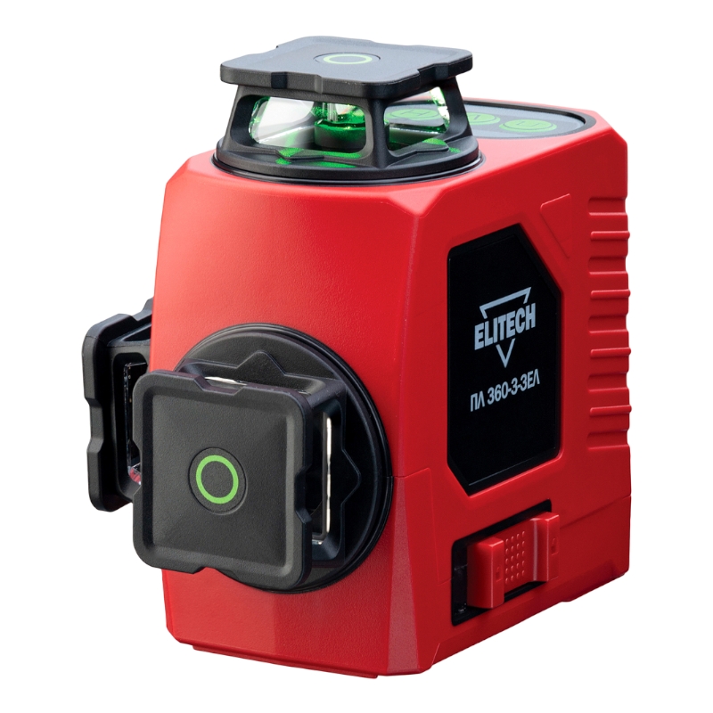 Нивелир лазерный Elitech ПЛ 360-3-ЗЕЛ Нивелир лазерный Elitech ПЛ 360-3-ЗЕЛ