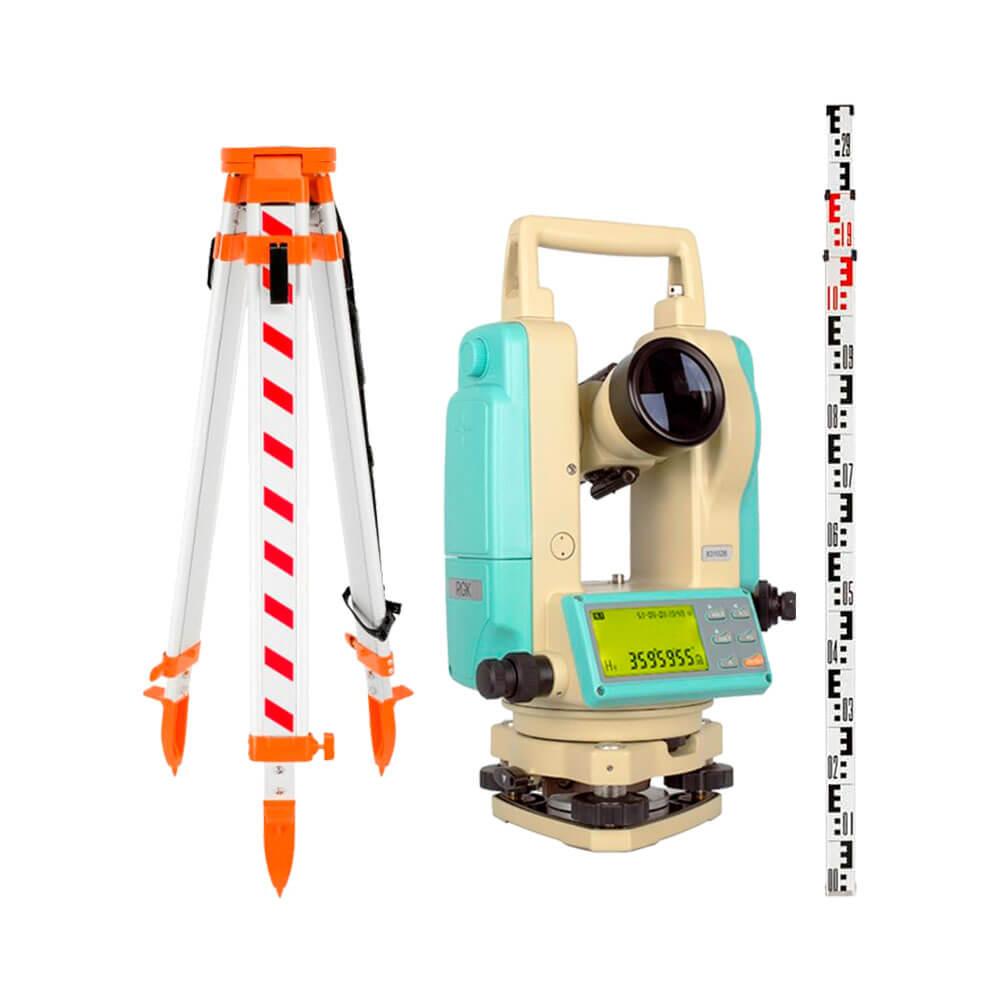 Комплект теодолит RGK T-05 оптический отвес, штатив рейка 3 в 1