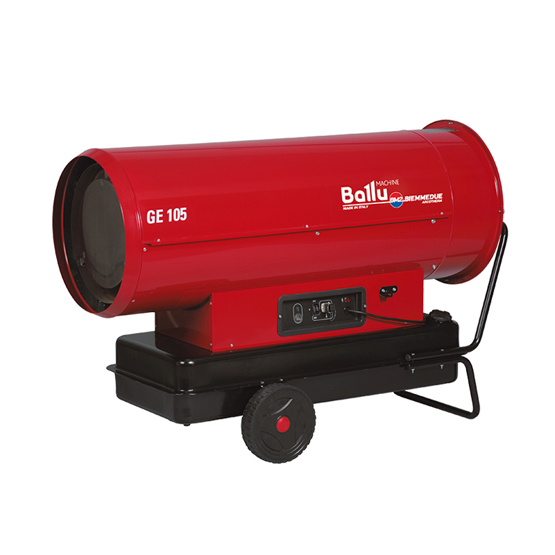 Мобильный жидкотопливный теплогенератор прямого нагрева GE 105 Мобильный жидкотопливный теплогенератор прямого нагрева GE 105