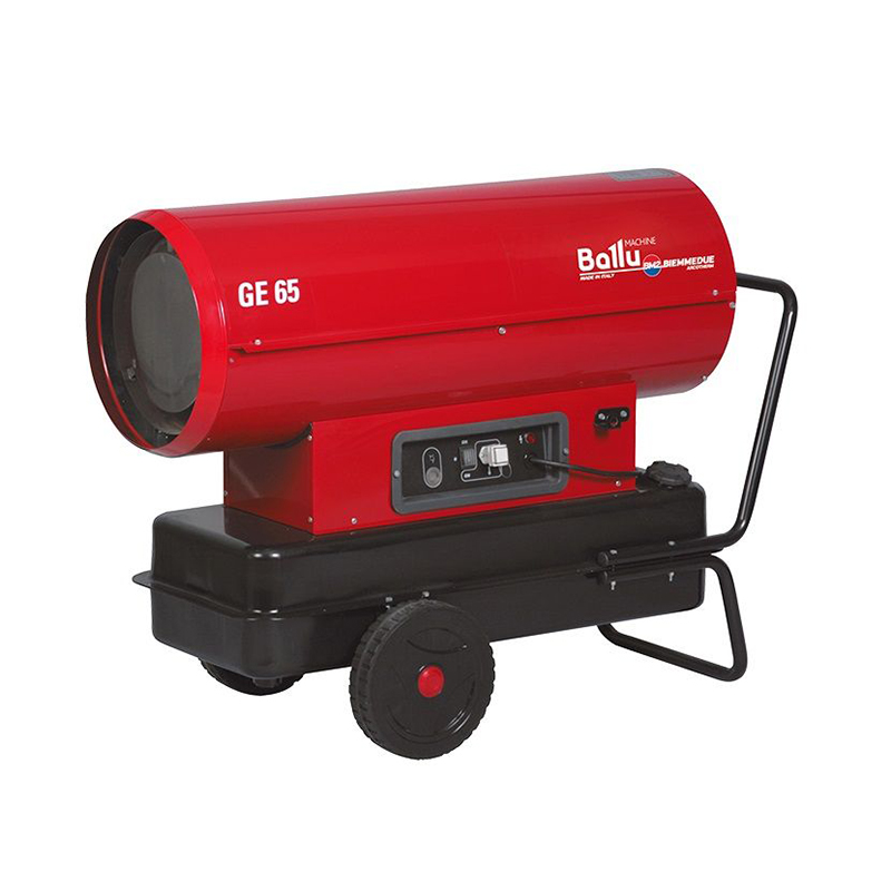 Мобильный жидкотопливный теплогенератор прямого нагрева GE 65 Мобильный жидкотопливный теплогенератор прямого нагрева GE 65