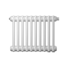 Радиатор трубчатый Zehnder Charleston Retrofit 2056, 14 сек.1/2 бок.подк. RAL9016 (кроншт.в компл)