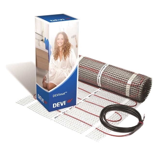 Нагревательный мат DEVIcomfort™ 150T (DTIR-150) 375 Вт 0,45 x 5 м. 2,5 кв.м. Нагревательный мат DEVIcomfort™ 150T (DTIR-150) 375 Вт 0,45 x 5 м. 2,5 кв.м.