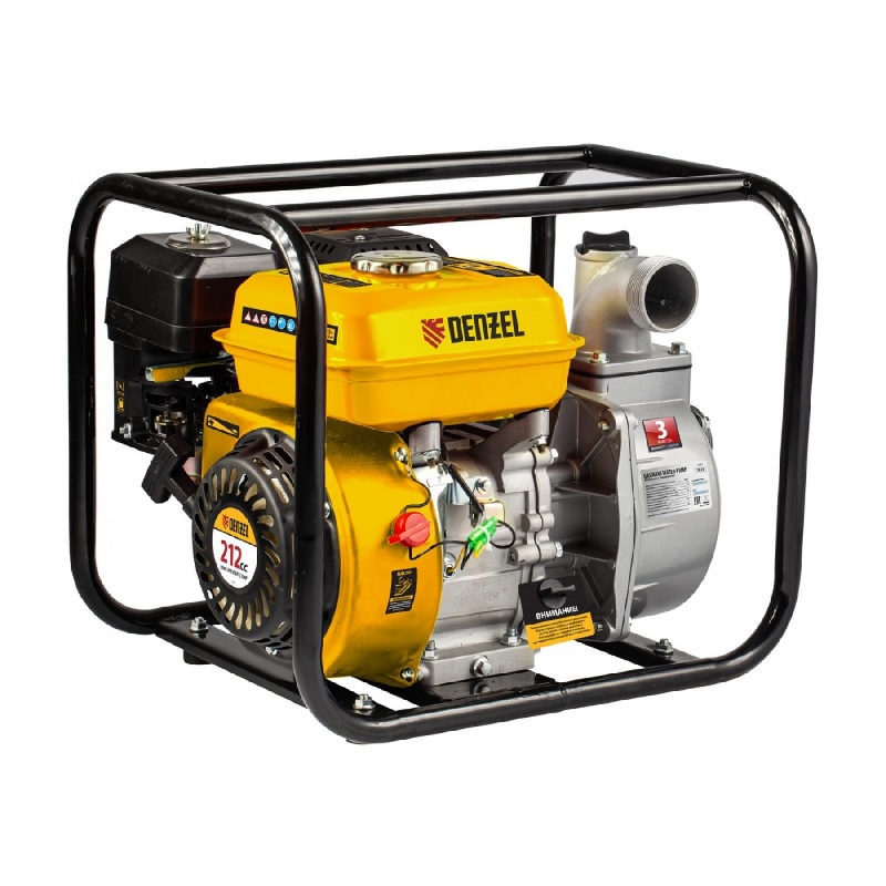 Мотопомпа бензиновая Denzel PX-50 для чистой воды Мотопомпа бензиновая Denzel PX-50 для чистой воды