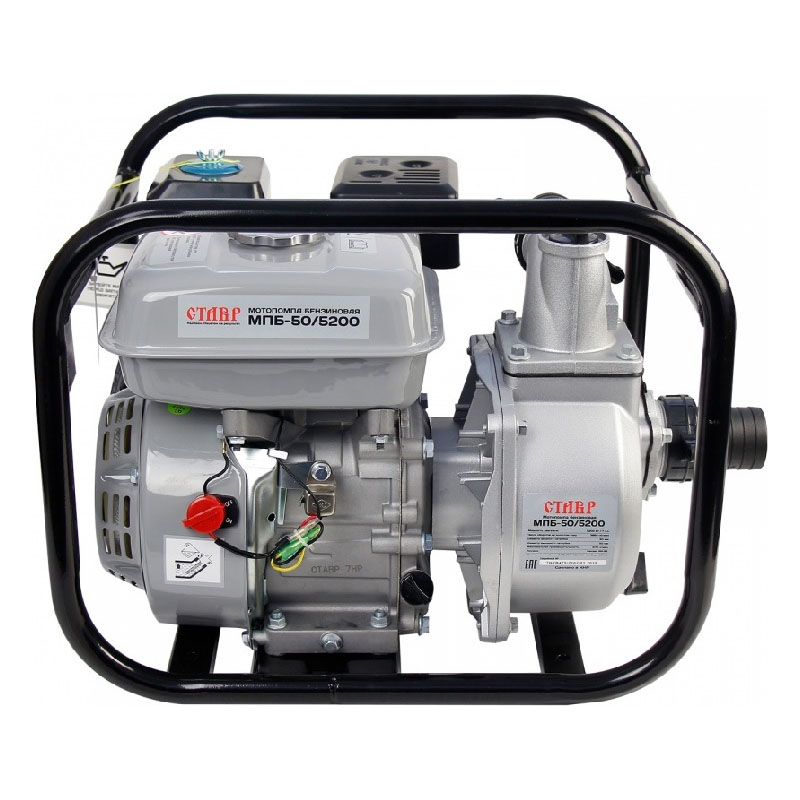 Мотопомпа бензиновая для чистой воды СТАВР МПБ-50/5200 Мотопомпа бензиновая для чистой воды СТАВР МПБ-50/5200