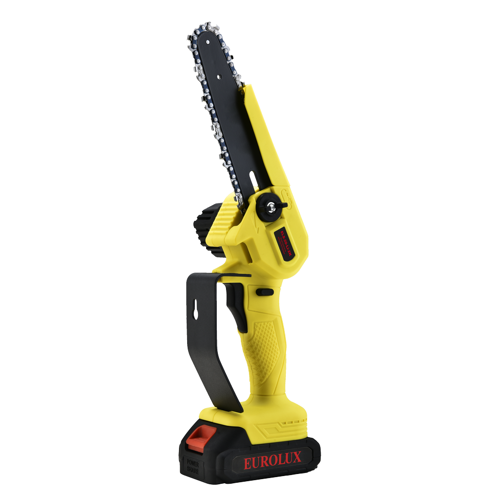 Электропила аккумуляторная Eurolux ELS-20-Li с 1 АКБ 2А/ч и ЗУ в комплекте Электропила аккумуляторная Eurolux ELS-20-Li с 1 АКБ 2А/ч и ЗУ в комплекте