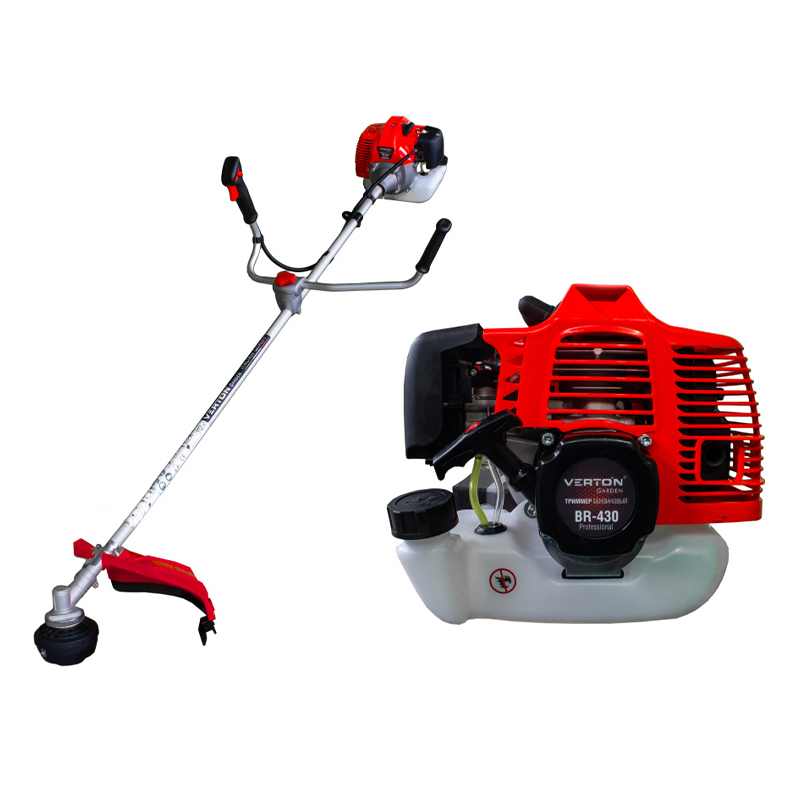 Триммер бензиновый VERTON garden BR-430 Professional (43 см3,не разб.штанга, проф. ранец, нож 40т,ка Триммер бензиновый VERTON garden BR-430 Professional (43 см3,не разб.штанга, проф. ранец, нож 40т,ка