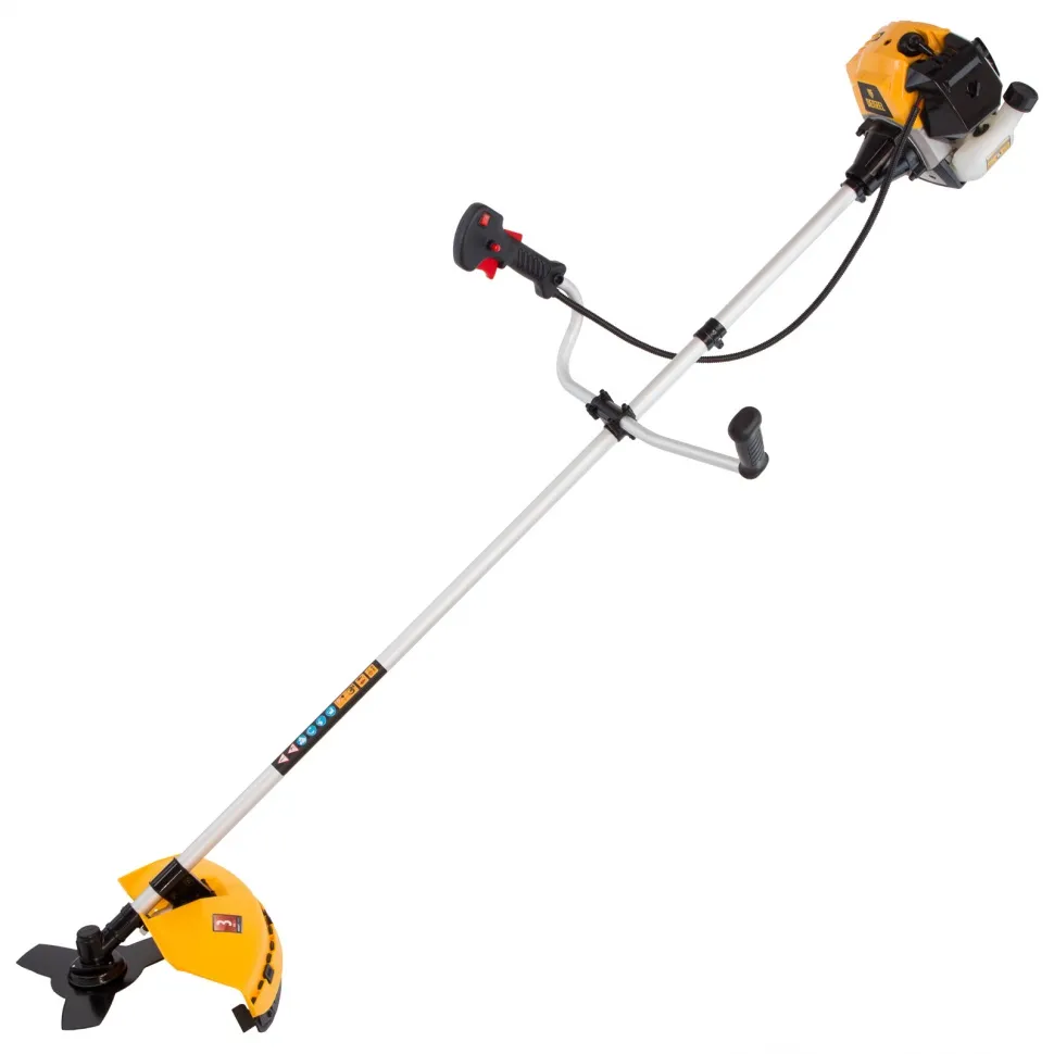 Триммер бензиновый Denzel DR-33, 33 см3, неразъемная штанга, состоит из 2 частей