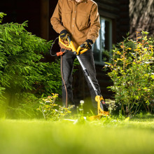 Триммер электрический Denzel TE-650, 650Вт,330мм,катушка автомат,телескоп.штанга,регул. углы накл. Триммер электрический Denzel TE-650, 650Вт,330мм,катушка автомат,телескоп.штанга,регул. углы накл.