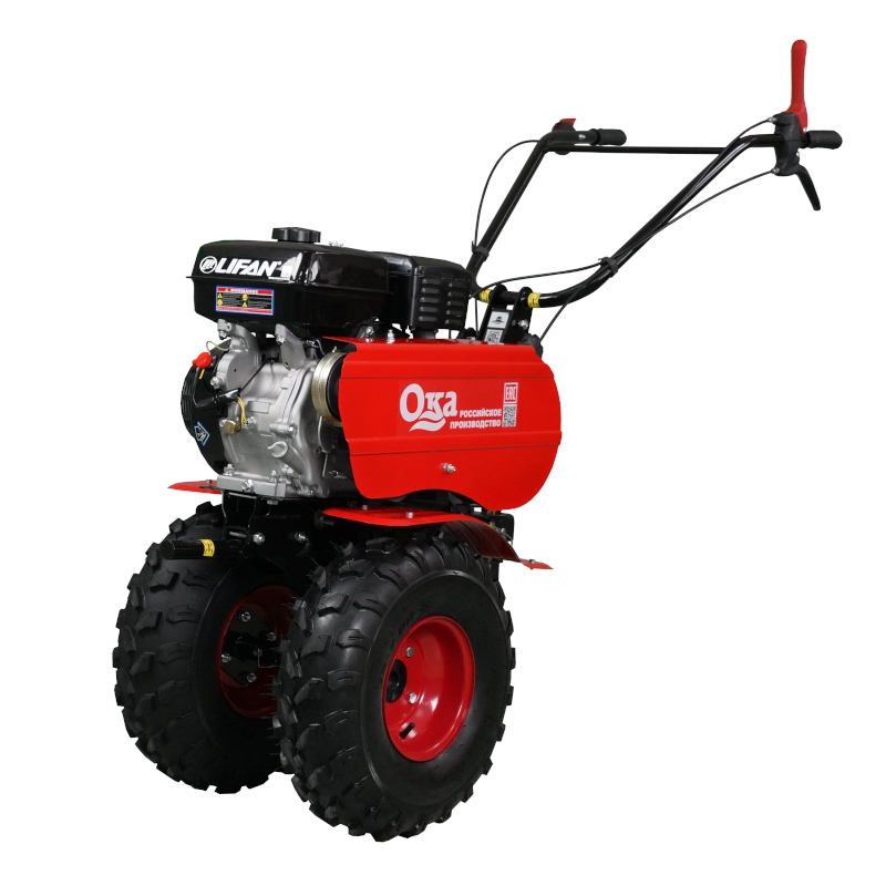 Мотоблок КАДВИ МБ-1Д2М16 Ока (дв. Lifan 9.0 л.с. на больших колесах)
