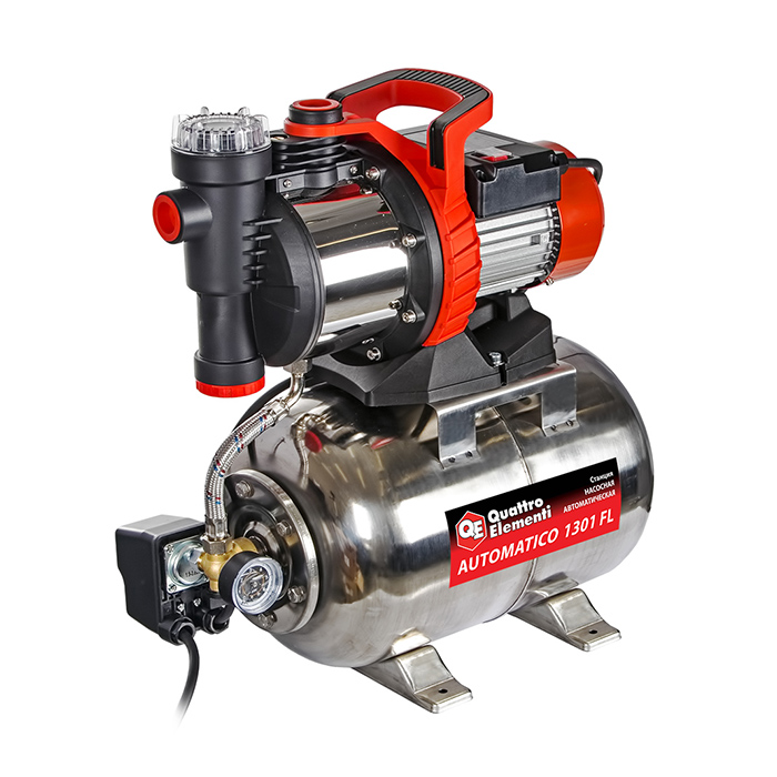 Насосная станция Quattro Elementi Automatico 1301 FL Inox