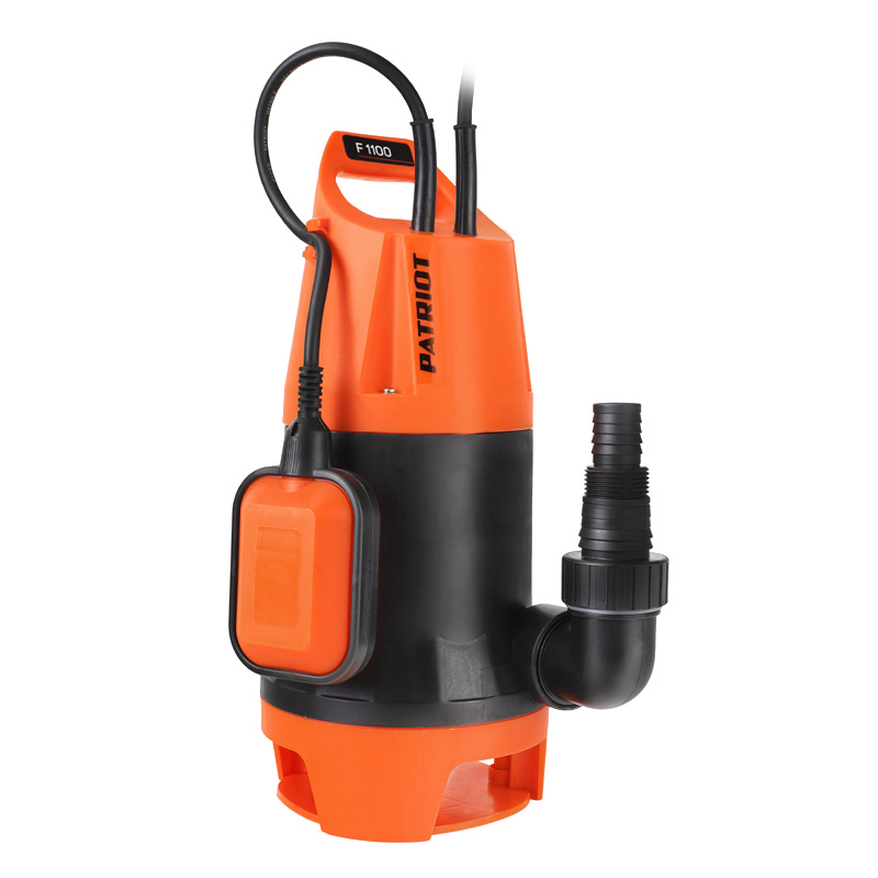 Дренажный насос для грязной воды PATRIOT F 1100, 1120Вт Дренажный насос для грязной воды PATRIOT F 1100, 1120Вт