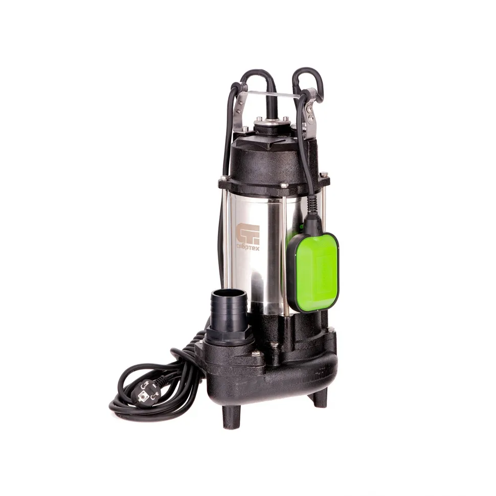 Фекальный насос Сибртех СФН750, 750 Вт, напор 16 м, 22000 л/ч Фекальный насос Сибртех СФН750, 750 Вт, напор 16 м, 22000 л/ч