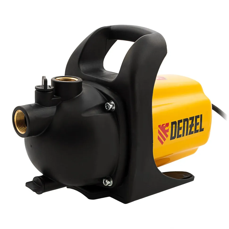 Садовый поверхностный насос Denzel GP 600, 600 Вт, 3000 л/ч, подъем 35 м, пластик Садовый поверхностный насос Denzel GP 600, 600 Вт, 3000 л/ч, подъем 35 м, пластик