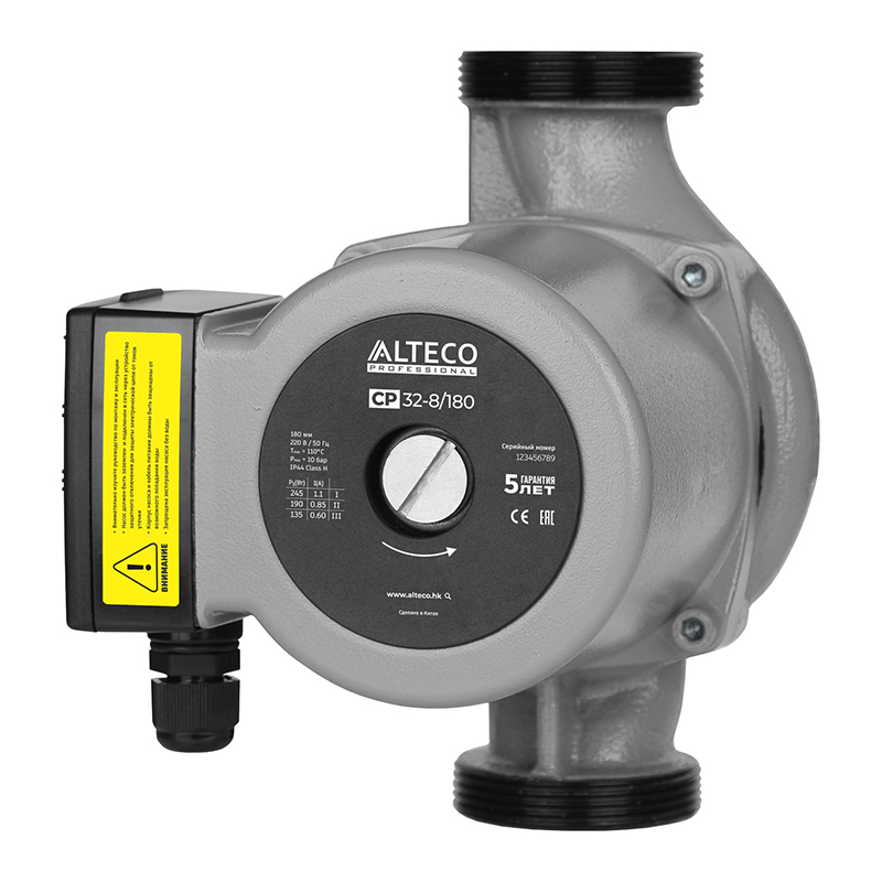 Циркуляционный насос ALTECO CP 32-8/180 Циркуляционный насос ALTECO CP 32-8/180