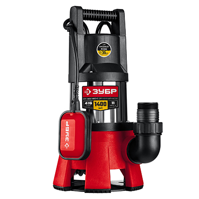 Дренажный насос ЗУБР НПГ-М3-1400-С Дренажный насос ЗУБР НПГ-М3-1400-С