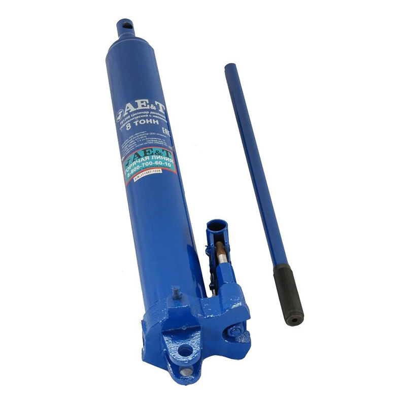 Гидроцилиндр с насосом T01208 AE&T 8т двойной Гидроцилиндр с насосом T01208 AE&T 8т двойной