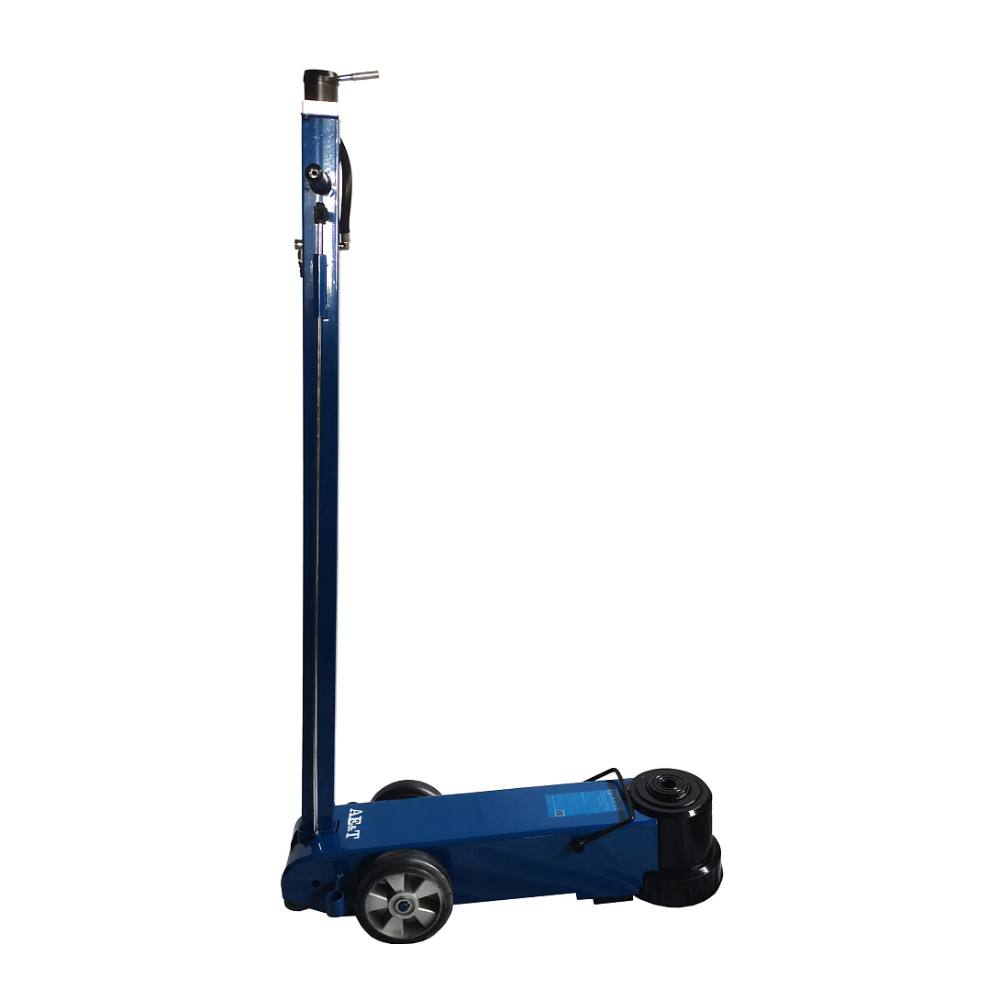 Домкрат пневмогидравлический AE&T подкатной проф 80/40т высокий (2 места)