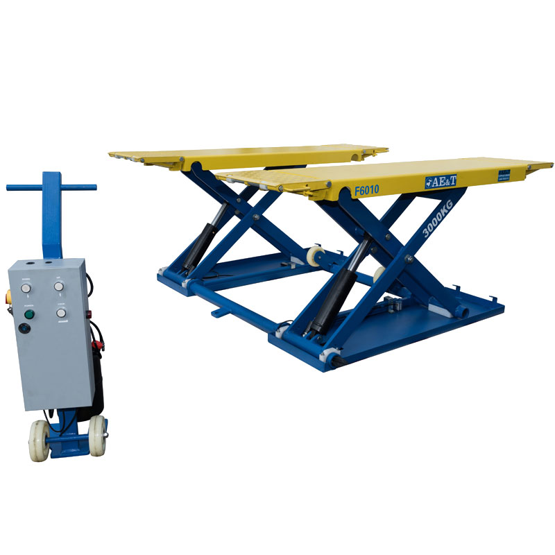 Мобильный ножничный подъемник AE&T F6010 (380В) Мобильный ножничный подъемник AE&T F6010 (380В)