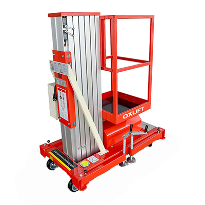 Телескопический одномачтовый подъемник OXLIFT ZX-1-090 9000 мм 125 кг Телескопический одномачтовый подъемник OXLIFT ZX-1-090 9000 мм 125 кг