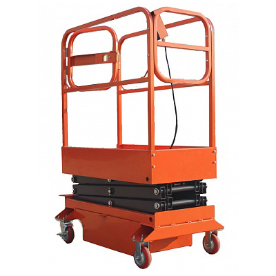 Подъемник ножничный передвижной полуэлектрический TOR GTJY 240 кг 4 м (автономный) Подъемник ножничный передвижной полуэлектрический TOR GTJY 240 кг 4 м (автономный)