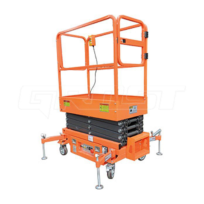 Несамоходный ножничный подъёмник GROST Tower 300-3 DC Несамоходный ножничный подъёмник GROST Tower 300-3 DC