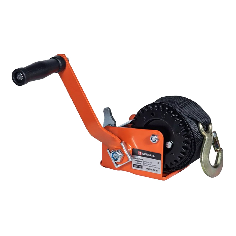 Лебедка ручная барабанная СибТаль LRB 450 кг лента 10 м Лебедка ручная барабанная СибТаль LRB 450 кг лента 10 м