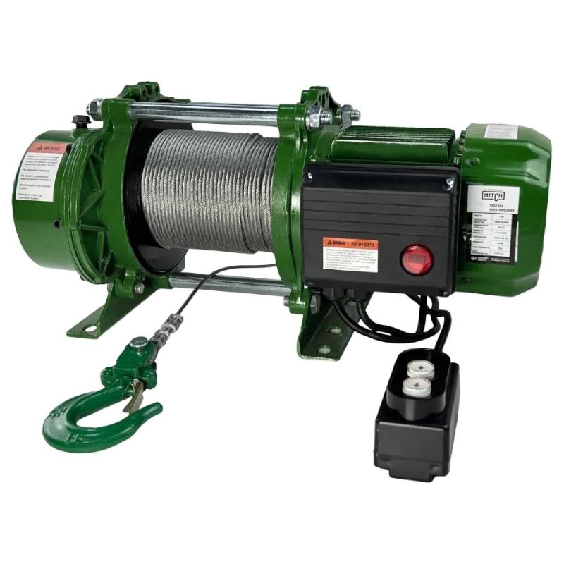 Лебедка электрическая HITCH KCD500 500кг 100м 220В SZ086781 Лебедка электрическая HITCH KCD500 500кг 100м 220В SZ086781