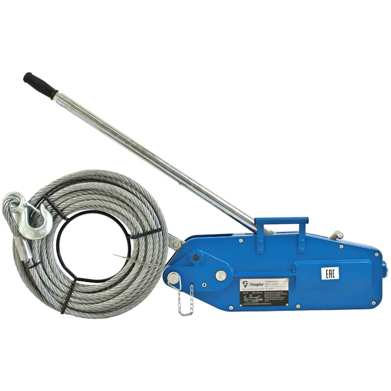 Лебедка рычажная тросовая Shtapler МТМ 1600 1,6т L=20м Лебедка рычажная тросовая Shtapler МТМ 1600 1,6т L=20м